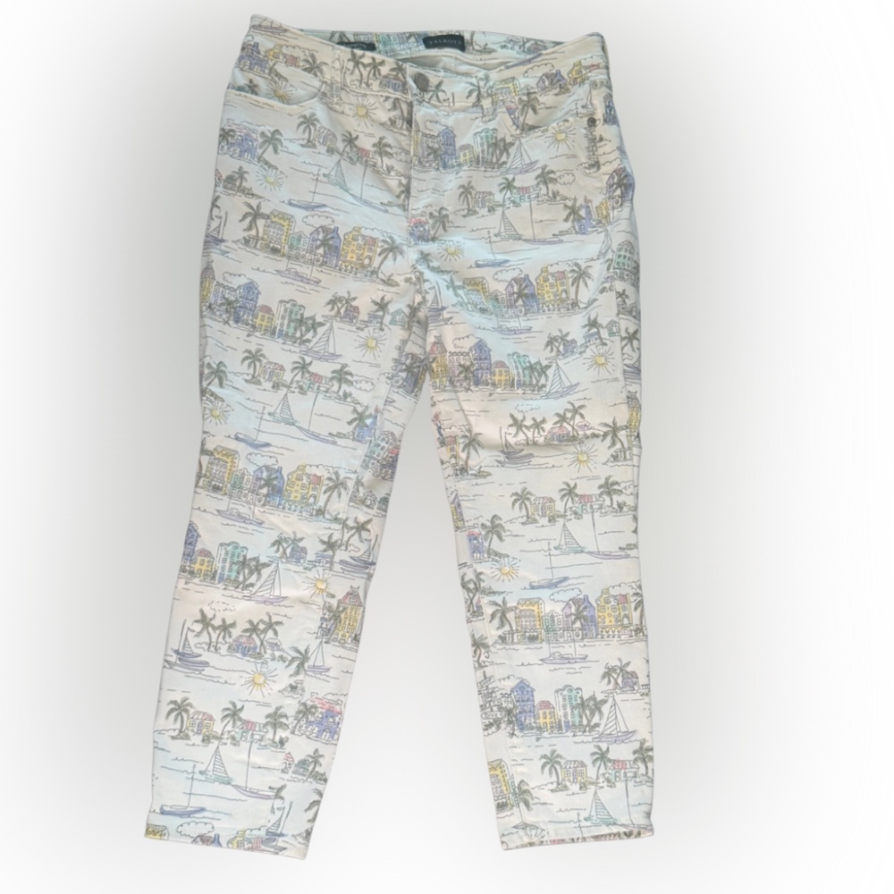 Talbots Cropped Curaçao Jeggings Womens Size 6 Petite - Picture 4 of 8